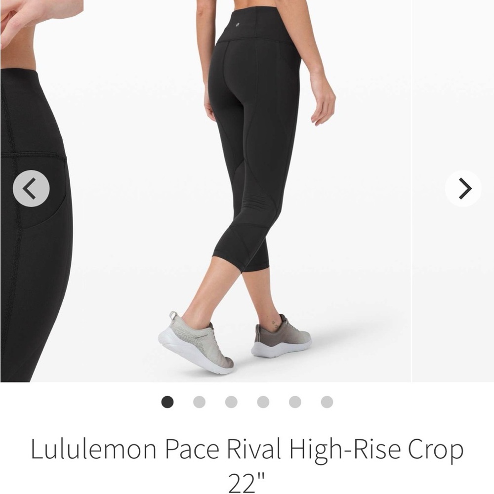 Lululemon Pace Rival High-Rise Crop 22"